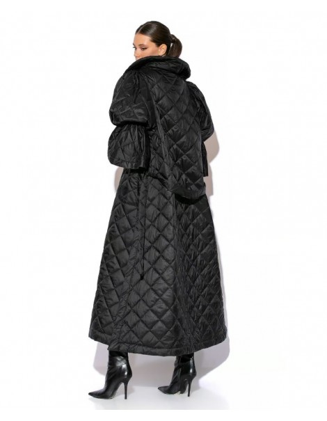 Lillian Long Quilted Coat