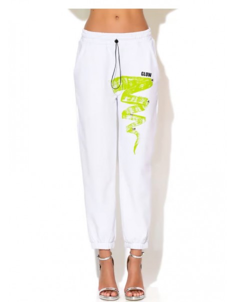 Sweatpants With Stones And Print