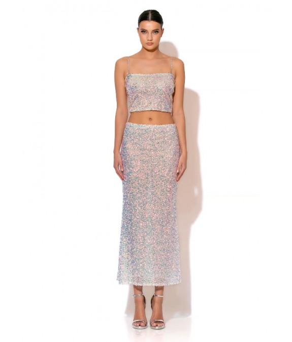 Iridescent Sequin Skirt