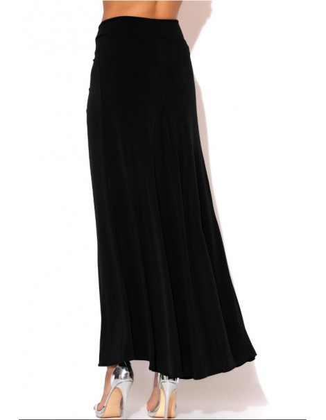 Long jersey skirt with soura in front