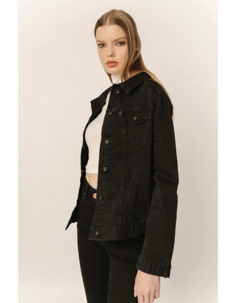 Verona-black Women's Denim Jacket