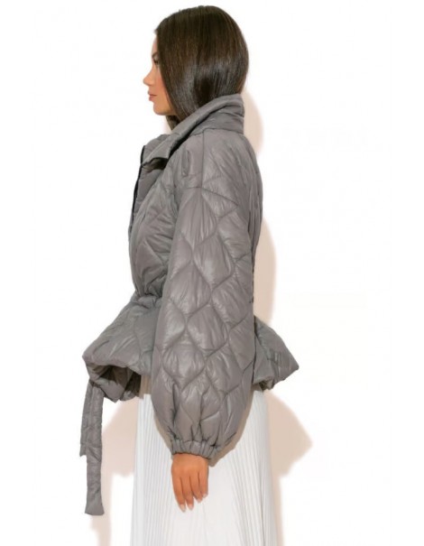 Puffer Jacket with Belt